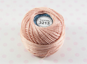 Пряжа Ирис 100% хлопок 10г 82м №3213 т.кремовый