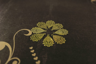 Филигранные элементы капля 8 шт под античную бронзу