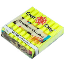 Craft & Clay полимерная глина CCH флуоресцентный 52 г 1305 лимонный