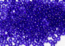Бисер Чехия круглый 06/0 50г 30100h прозрачный темно-синий квадратное отверстие